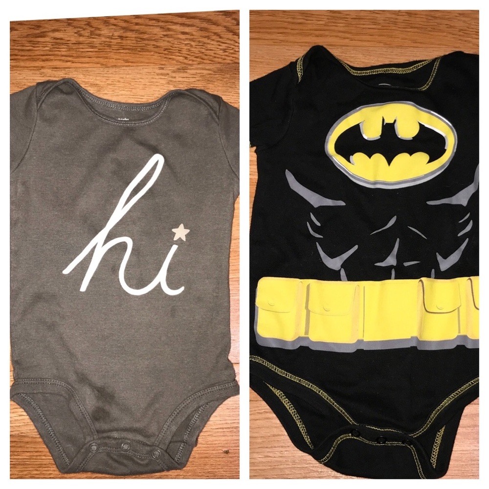 Carter’s and Batman Onesies - Picture 2 of 7